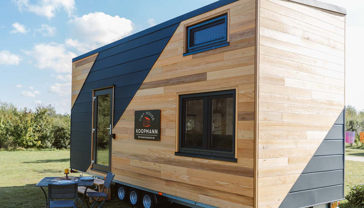 Tinyhouse aussen holz